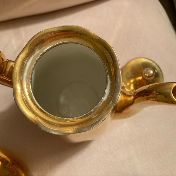 Golden Glo 22 Carat Gold tea and coffee set Vintage - Picture 4 of 6